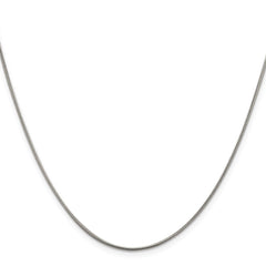 Sterling Silver .8mm Square Snake Chain