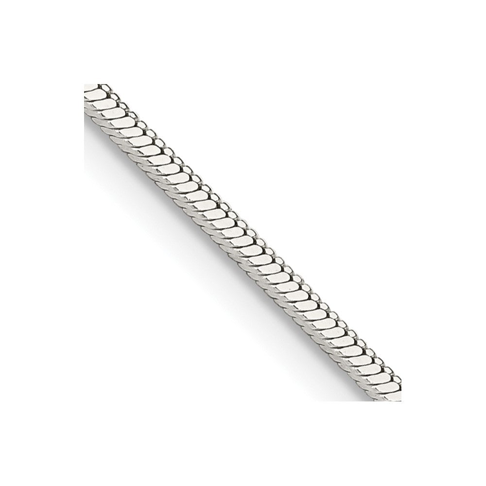 Sterling Silver 1.25mm Square Snake Chain
