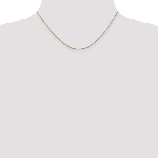 14K Yellow Gold 0.70mm Ropa Chain