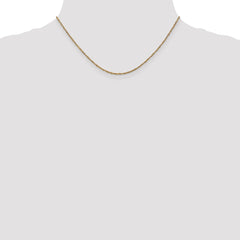 14K Yellow Gold 1.7mm Ropa Chain