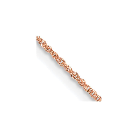 14K Rose Gold 0.7mm Ropa Chain
