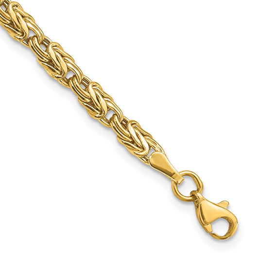 14K Yellow Gold Gold Polished Fancy Bracelet