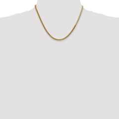 14K Yellow Gold 3mm Silky Herringbone Chain