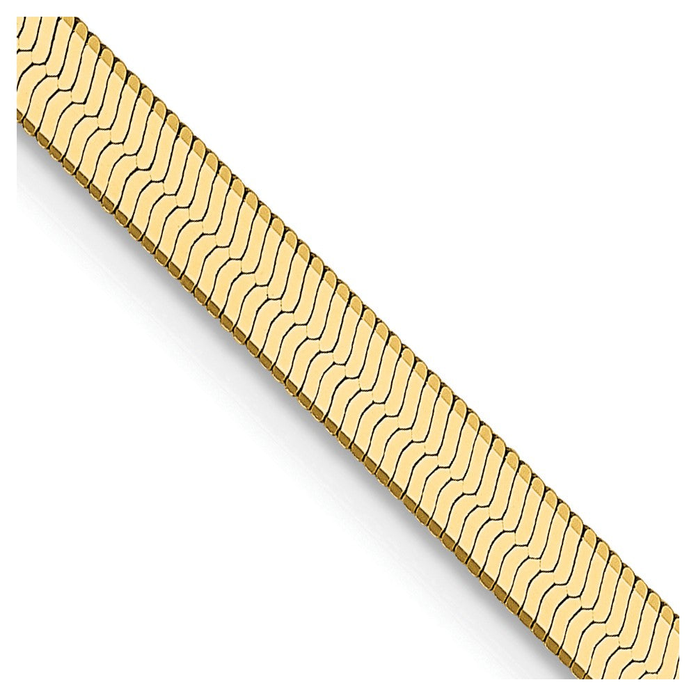 14K Yellow Gold 3mm Silky Herringbone Chain