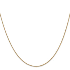 14K Yellow Gold 1.4mm Round Snake Chain