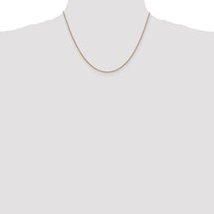 14K Yellow Gold 1.4mm Round Snake Chain