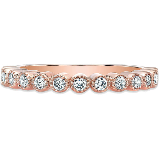 Rose Gold Sterling Silver Tiara Crown Ring