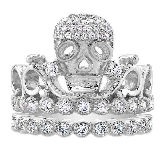925 Sterling Silver Tiara Crown Ring